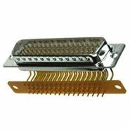 174-E50-112-001 NorComp 50 Positions Gold 3 Rows Housing/Shell (Unthreaded)