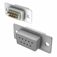 772-E09-203R001 NorComp Receptacle, Female Sockets Signal 2 Rows Housing/Shell (Unthreaded)