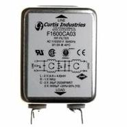 F1600CA03 Curtis Industries Filtered (EMI, RFI) - Commercial Bulk Receptacle, Male Blades F1600