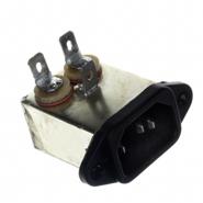 F3500CA06 Curtis Industries 3 Positions Receptacle, Male Blades F3500 Filtered (EMI, RFI) - Commercial, Medical