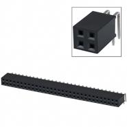 PPTC312LJBN-RC Sullins Connector Solutions 62 Positions Through Hole, Right Angle 0.100" (2.54mm) Header