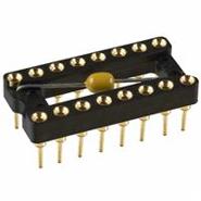 110-13-316-41-801000 Mill-Max DIP, 0.3" (7.62mm) Row Spacing Gold Solder 0.100" (2.54mm)