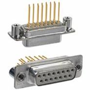 172-015-242R021 NorComp 2 Rows Receptacle, Female Sockets Wire Wrap 15 Positions