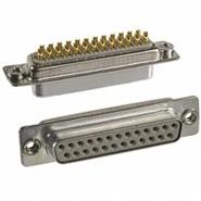 172-025-202R011 NorComp Receptacle, Female Sockets Board Side (4-40) 25 Positions Gold