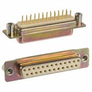 172-E25-211R021 NorComp Signal 2 Rows Board Side (4-40) Solder