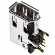 3E106-2230KV 3M 6 Contacts Bulk Receptacle Through Hole, Right Angle, Vertical