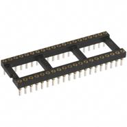 614-43-640-31-012000 Mill-Max 40 (2 x 20) Through Hole 0.100" (2.54mm) Gold