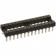 614-93-328-31-012000 Mill-Max DIP, 0.3" (7.62mm) Row Spacing 0.100" (2.54mm) 614 Gold
