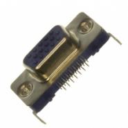 634-015-274-990 EDAC Inc. 3 Rows Solder Mating Side, Female Screwlock (4-40) Receptacle, Female Sockets