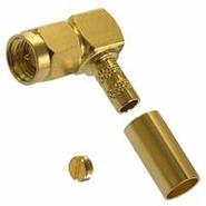 901-9873 Amphenol RF SMA 12.4GHz 50 Ohm Free Hanging (In-Line), Right Angle