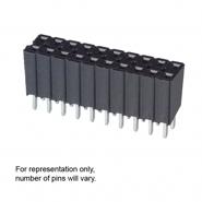 929852-01-12-30 3M 24 Positions 2 Rows Through Hole Solder