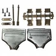 952-025-030R121 NorComp Metal, Zinc Two Piece Backshell Mating Screws 4-40 Assembly Hardware, Strain Relief