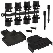 971-015-040R011 NorComp 971, ARMOR Mating Screws 4-40, Sealed 45° 15 Positions