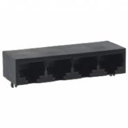 A00-432-260-450 EDAC Inc. Cat5 Solder Through Hole 90° Angle (Right)