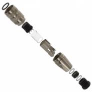 C091 31D003 100 2 Amphenol Sine Systems IP65/67 - Dust Tight, Water Resistant, Waterproof Free Hanging (In-Line) Plug, Female Sockets Silver