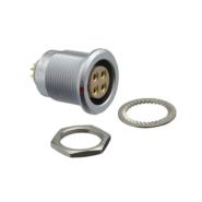 EGG.3B.304.CLL LEMO IP50 - Dust Protected Bulk Receptacle, Female Sockets Shielded