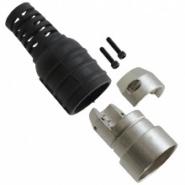 MA4FSR-A12.8 Amphenol Sine Systems MotionGrade™ M23 A Black Dust Tight, Strain Relief, Waterproof Zinc