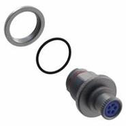 PES.0M.305.XLCT LEMO Gold Shielded Panel Mount, Flange - Front Side Nut 5 Positions