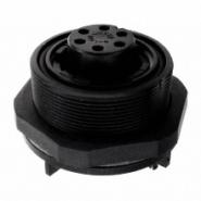 PX0707/S/06 Bulgin Bulk Keyed Panel Mount, Bulkhead; Through Hole Gold