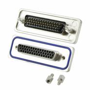 15-000553 Conec 44 Positions 3 Rows Mating Side, Female Screwlock (4-40) Board Lock