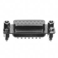 172-E15-201R911 NorComp 15 Positions Signal Board Lock Receptacle, Female Sockets