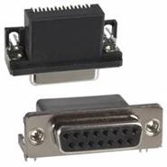 183-015-213R531 NorComp Gold Receptacle, Female Sockets 2 Rows 15 Positions