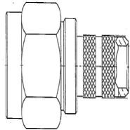 901-10170 Amphenol RF 50 Ohm SMA 12.4GHz Free Hanging (In-Line)