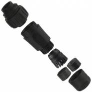 C016 20H003 100 12 Amphenol Sine Systems Silver IP65/67 - Dust Tight, Water Resistant, Waterproof Bulk Free Hanging (In-Line)