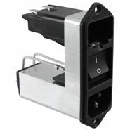 CD34.1101.151 Schurter Quick Connect Receptacle, Male Blades - Module 3 Positions CD