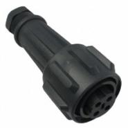 EXP-0911/04/S Bulgin IP68 - Dust Tight, Waterproof 4 Positions Plug, Female Sockets Keyed