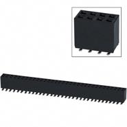 NPTC332KFMS-RC Sullins Connector Solutions 2 Rows Header 66 Positions 0.100" (2.54mm)
