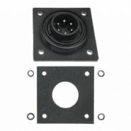 PX0767/P Bulgin Panel Mount, Flange Nickel Keyed Bulk