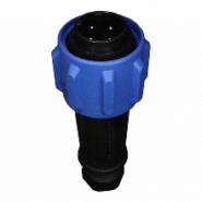 PX0911/04/P Bulgin IP68 - Dust Tight, Waterproof Free Hanging (In-Line) Keyed Bulk