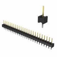 26632501RP2 NorComp 0.079" (2.00mm) Gold Header, Unshrouded Male Pin