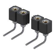 399-43-164-10-003000 Mill-Max 64 Positions Female Socket Receptacle Through Hole, Right Angle