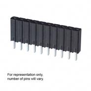 929974-01-16-RK 3M 1 Row Receptacle Forked 16 Positions