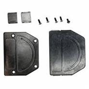 955-025-030R121 NorComp 955, ARMOR Two Piece Backshell 25 Positions Metal, Zinc Alloy