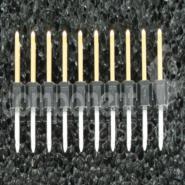 961220-6404-AR 3M 0.100" (2.54mm) 20 Positions Male Pin Solder