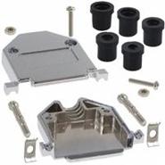 979-025-020R121 NorComp 979, ARMOR Plastic, Metallized Mating Screws 4-40, Sealed 180°