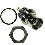 CP1094-U Cinch Connectivity Solutions Extended Insulation 4GHz BNC Panel Mount, Bulkhead - Rear Side Nut