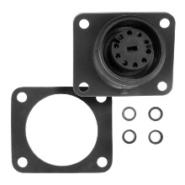 EXP-0941/10/S Bulgin Bulk Panel Mount, Flange 10 Positions IP68 - Dust Tight, Waterproof