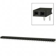 PPTC311LGBN Sullins Connector Solutions 0.100" (2.54mm) Female Socket Header 1 Row