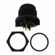 PX0413/06S/PC Bulgin Receptacle, Female Sockets Keyed Panel Mount, Bulkhead; Through Hole Bulk