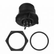 PX0413/08P/PC Bulgin IP68 - Dust Tight, Waterproof Receptacle, Male Pins Keyed Bulk