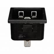 PX0598/15/63 Bulgin Receptacle, Male Blades 3 Positions Solder Tab PX