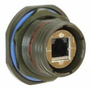 RJFTV7SA1G Amphenol PCD Circular Bayonet Coupling Panel Mount, Bulkhead Jack, 8p8c (RJ45) RJF TV