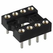 115-93-308-41-001000 Mill-Max DIP, 0.3" (7.62mm) Row Spacing 0.100" (2.54mm) Through Hole Solder