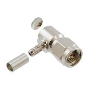 142-0403-106 Cinch Connectivity Solutions 12.4GHz 50 Ohm Free Hanging (In-Line), Right Angle Solder