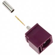 2FA1-NDSJ-C01-0 Amphenol RF SMB, Fakra 4GHz Code D Crimp