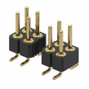 802-10-072-30-001000 Mill-Max Header, Unshrouded Gold 72 Positions Solder